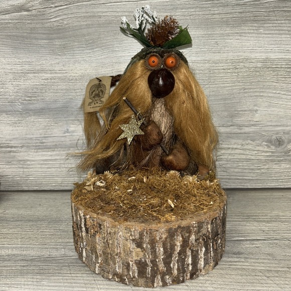 Ken Arensbak 8" Troll Forest Folk Art Unique Quirky 5 Arts Studio (d5-102) - Picture 1 of 7